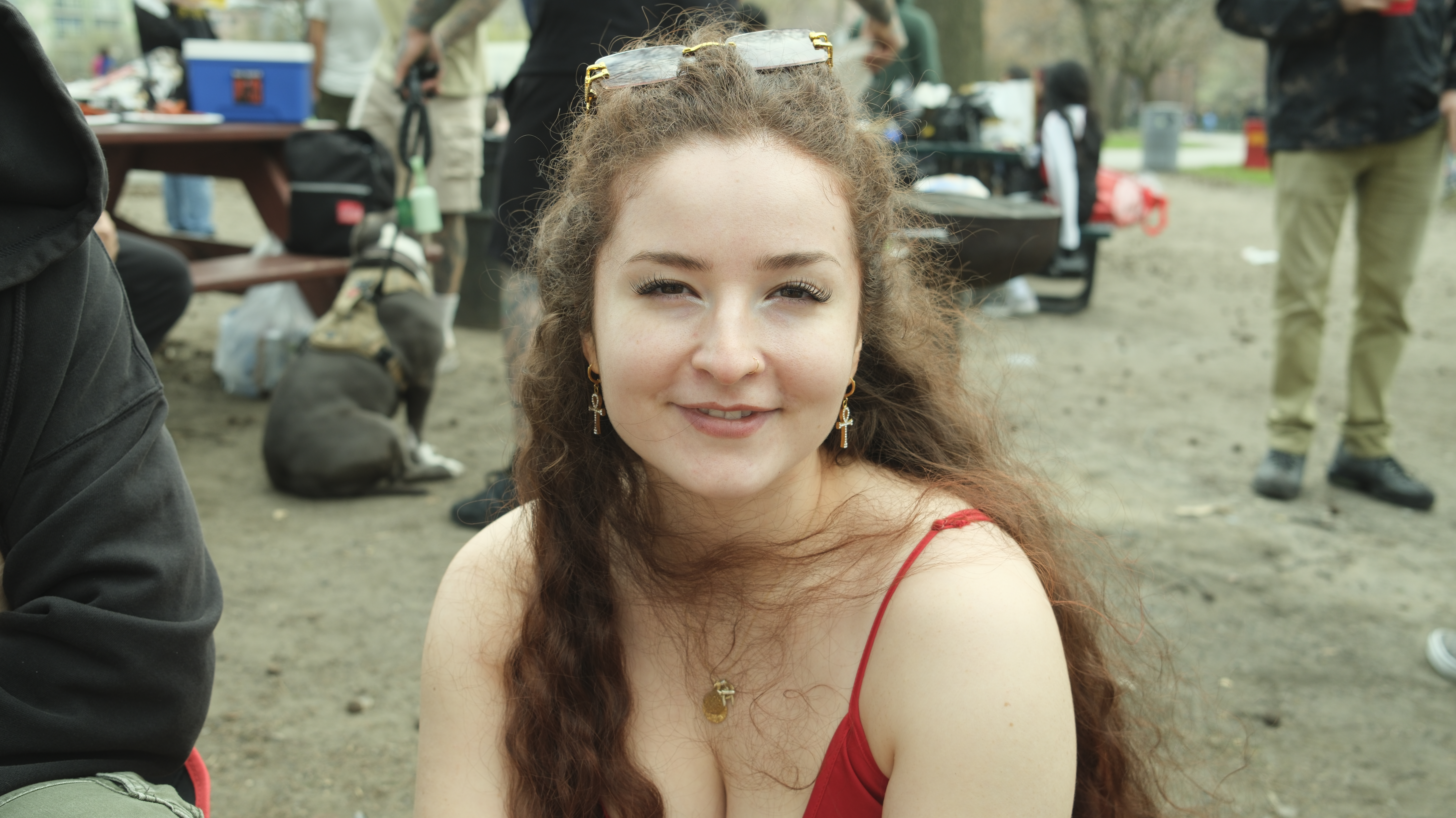 photo of me in the park looking pretty dreamy